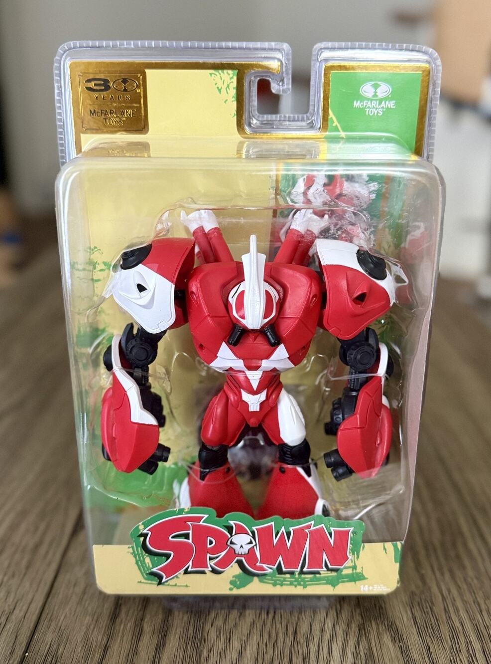McFARLANE'S SPAWN™ 30th Anniversary Action Figure Platinum Edition Robot Wars N4